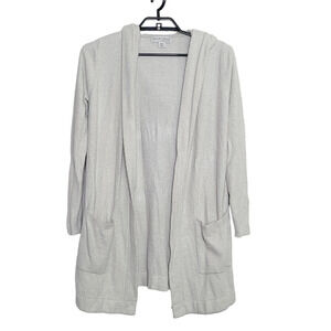 Barefoot Dreams Cardigan Cozychic Lite XS Small Light Gray